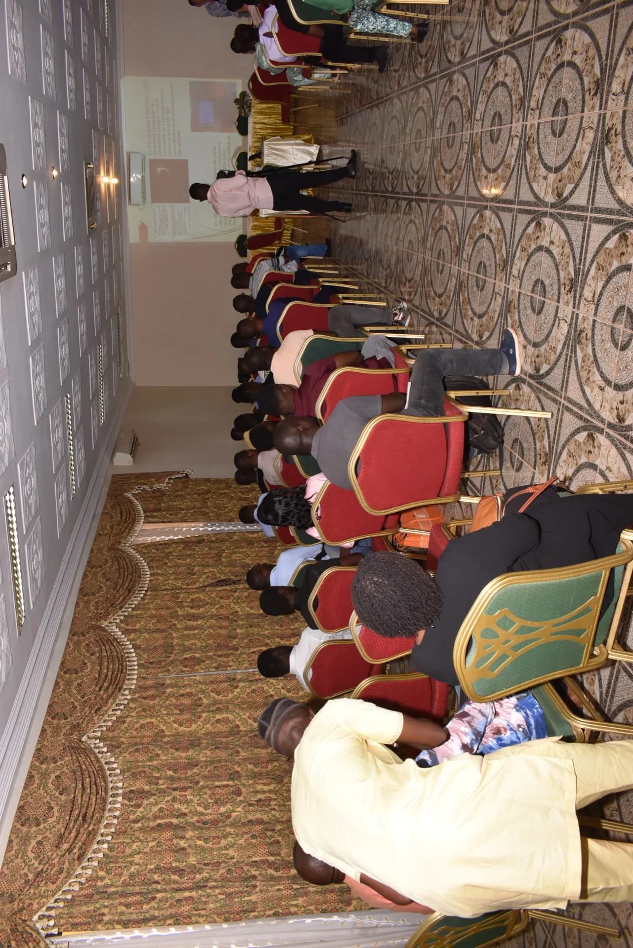 Vue de la salle de conférence